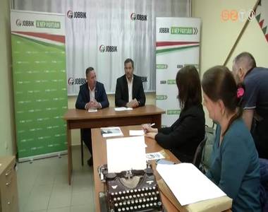 Az elvndorlsrl tartott sajttjkoztatt a Jobbik