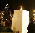 Fő téri karácsony óriásgyertyákkal Fő téri karácsony óriásgyertyákkal