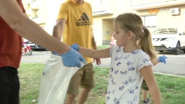 Szemétszedést szerveztek a KISZ lakótelepen Szemétszedést szerveztek a KISZ lakótelepen