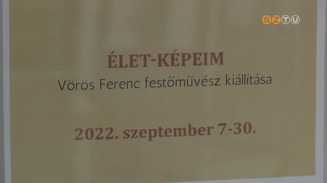 Vörös Ferenc alkotásaiból nyílt kiállítás Vörös Ferenc alkotásaiból nyílt kiállítás