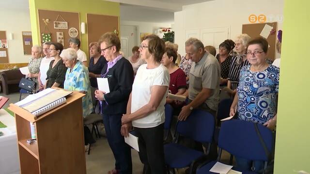 A Szent Anna Hz idsei lttk vendgl Szkely Jnos megyspspkt