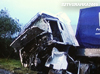 Frontális kamionbaleset Frontális kamionbaleset