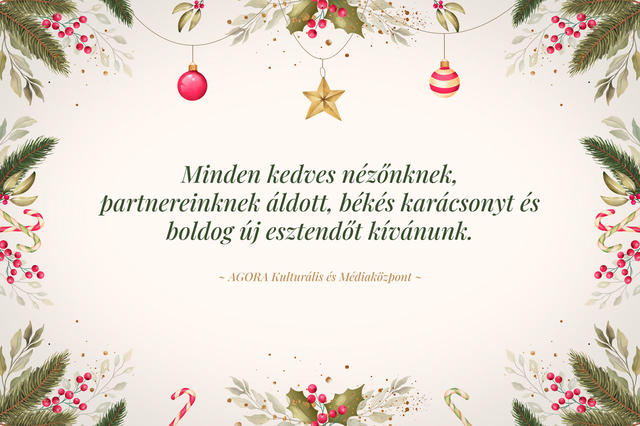 Kellemes ünnepeket! Kellemes ünnepeket!