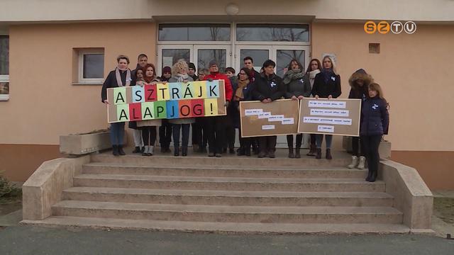 Sztrájkoltak a Neumann pedagógusai Sztrájkoltak a Neumann pedagógusai