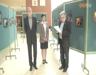 Tatai Szab� Mikl�s k�peib�l ny�lt ki�ll�t�s a Savaria Egyetemi K�zpontban