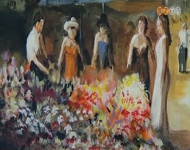 �v�r Tibor festm�nyeib�l ny�lt ki�ll�t�s a Herman-iskol�ban