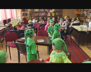 4. alkalommal rendezt�k meg a Z�ld Man� v�rosi term�szetismereti vet�lked�t a Bercs�nyi-iskol�ban