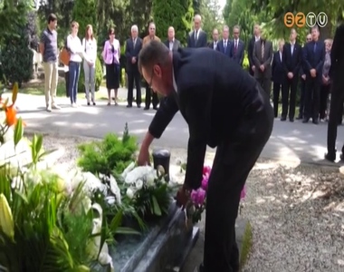 Wagner Andr�s egykori polg�rmesterre eml�keztek a J�ki �ti temet�ben