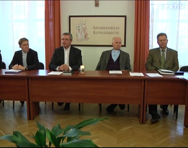 Sajtótájékoztatót tartottak a Püspöki Palotában