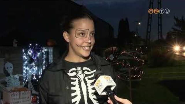 Halloween-i rmek leptk el Tplnszentkereszt utcit