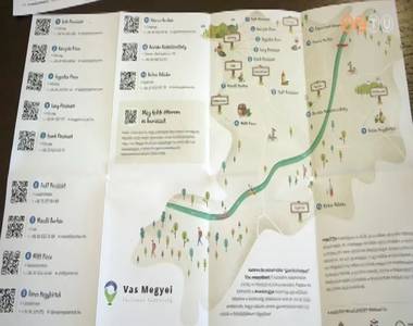 Elkészült Vas megye gasztro- és bortérképe Elkészült Vas megye gasztro- és bortérképe