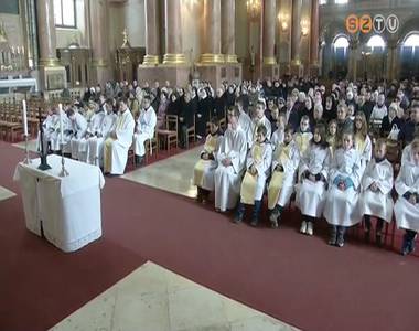 Olajszentel�si mis�t tartottak a Sz�kesegyh�zban
