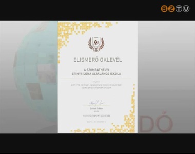 Rangos elismerést kapott a Zrínyi Ilona Általános Iskola Rangos elismerést kapott a Zrínyi Ilona Általános Iskola