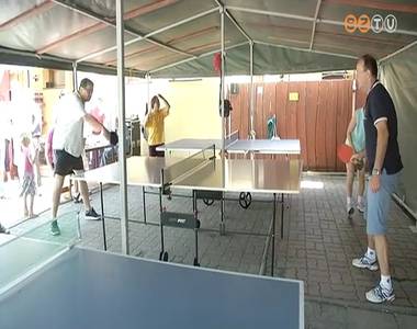 Megtartott�k az I. Harangl�b Kupa asztalitenisz-versenyt Szentkir�lyon