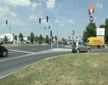 Működnek az új jelzőlámpák a Zanati úton Működnek az új jelzőlámpák a Zanati úton