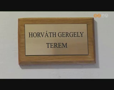 Horv�th Gergely test�p�t� nev�t viseli ezent�l a M�szaki Szakk�pz� konditerme