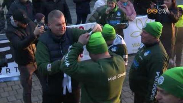 Két napon át a Savaria téren állomásozott a Fradi kamion Két napon át a Savaria téren állomásozott a Fradi kamion