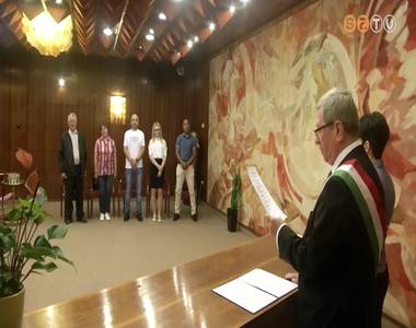 Öten tettek állampolgársági esküt kedden délelőtt Szombathelyen Öten tettek állampolgársági esküt kedden délelőtt Szombathelyen