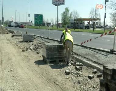 L�mp�s keresztez�d�sek �s �j s�vok �p�lnek a Zanati �t v�g�n