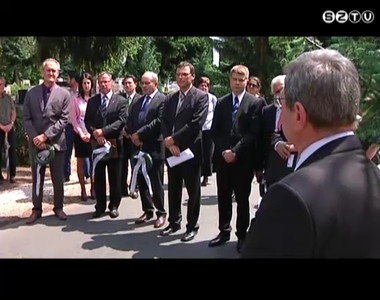 Wagner Andrásra emlékeztek ma halálának 5. évfordulóján a Jáki úti temetőben Wagner Andrásra emlékeztek ma halálának 5. évfordulóján a Jáki úti temetőben