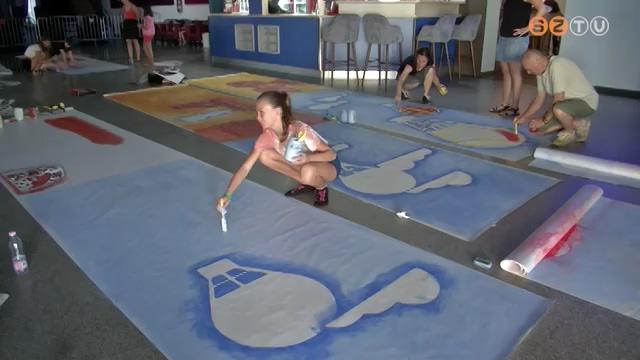 Szombathely legnagyobb festménye Szombathely legnagyobb festménye