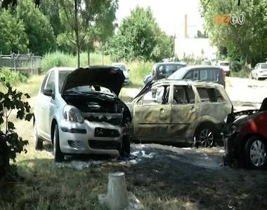 Autótűz Szombathelyen Autótűz Szombathelyen