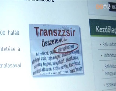 Rendelet szab�lyozza febru�r 18-t�l az �lelmiszerekben a transzzs�r mennyis�g�t