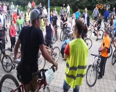 Kritikus kerékpáros tömeg