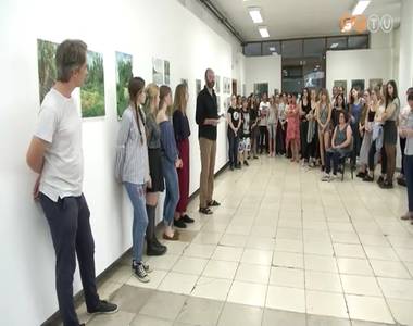 A szabadban festettek a diákok, munkáikból kiállítás nyílt A szabadban festettek a diákok, munkáikból kiállítás nyílt