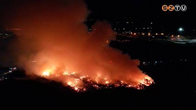 Több hektáron lángolt a Körmendi úti hulladékudvar Több hektáron lángolt a Körmendi úti hulladékudvar