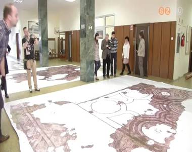 Romkert mozaik �ri�s m�solaton