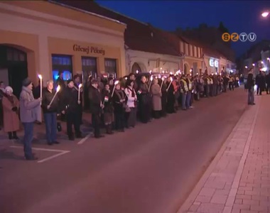 A rasszizmus ellen szervezett tiltakoz�st a Riad�l�nc Mozgalom Gy�ngy�si M�rton szombathelyi f�rum�n