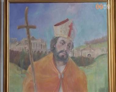 Szent M�rton festm�ny a Sz�l�si templomban