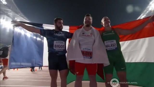 Vil�gbajnoki bronz�rmet szerzett Hal�sz Bence Doh�ban