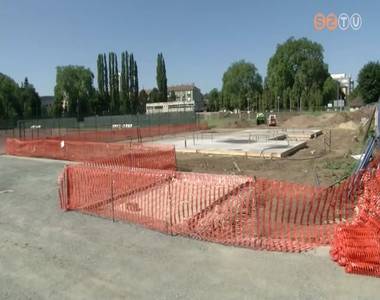 Mérföldkőhöz érkezett a Késmárk utcai teniszcentrum kivitelezése Mérföldkőhöz érkezett a Késmárk utcai teniszcentrum kivitelezése