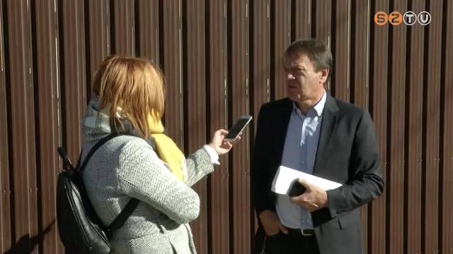 A csapad�kv�z-elvezet�s gondjair�l besz�lt Moln�r Mikl�s alpolg�rmester