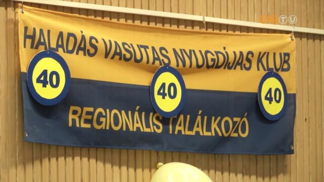 40 ves Fennllst nnepli a Szombathelyi Halads Vasutas Nyugdjas Klub