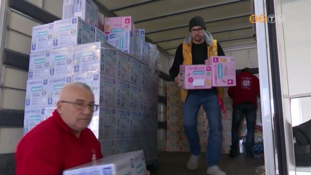 Pelenkk, immunerst ksztmnyek rkeztek az Egyhzmegyei Karitsz szombathelyi raktrba