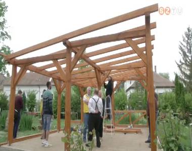 Fedett pavilont kaptak a szociális otthon lakói Fedett pavilont kaptak a szociális otthon lakói