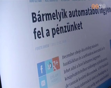 Febru�rt�l ingyenesen vehet�nk fel havonta k�tszer k�szp�nzt