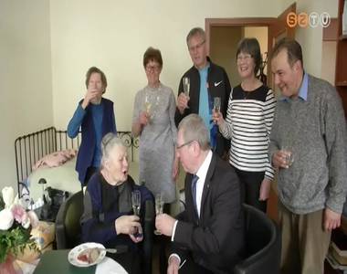 Szépkorút köszöntött a polgármester Szépkorút köszöntött a polgármester