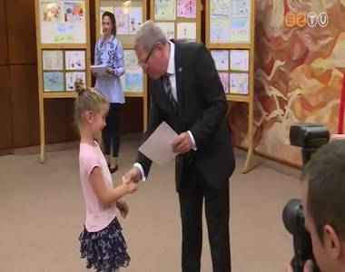 Óvodások alkotásai a Városházán Óvodások alkotásai a Városházán