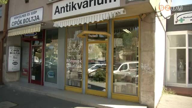 A járvány miatt bezárt Szombathely egyetlen antikváriuma a Wesselényi utcában A járvány miatt bezárt Szombathely egyetlen antikváriuma a Wesselényi utcában