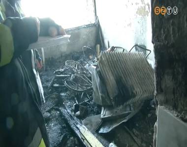 T�z volt a Dr. Szabolcs Zolt�n utca egyik h�z�ban