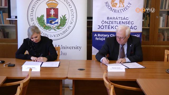 Mérföldkőnek számító megállapodást kötött az ELTE SEK és a Rotary Club Szombathely Mérföldkőnek számító megállapodást kötött az ELTE SEK és a Rotary Club Szombathely