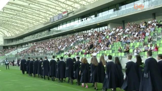 Ballagás a Haladás Sportkomplexumban Ballagás a Haladás Sportkomplexumban