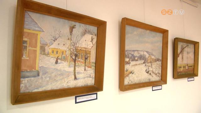 A Rába-part impresszionistája címmel nyílt kiállítás a könyvtárban Németh József munkáiból A Rába-part impresszionistája címmel nyílt kiállítás a könyvtárban Németh József munkáiból