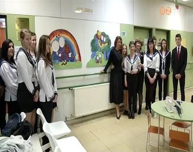 Premontreis mozaikok a k�rh�zban