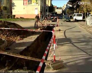 Távhővezetékeket fektetnek a belvárosban