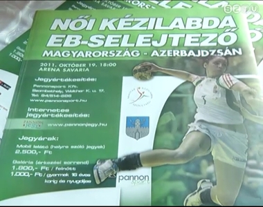 Szerdán női kézilabda EB selejtező lesz Szombathelyen